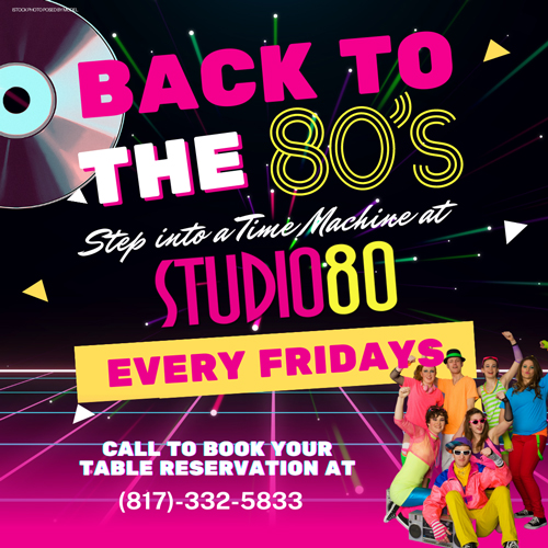 Studio 80 fort worth dance club Friday specials